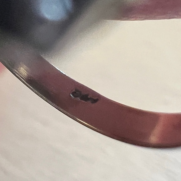 ❤️ Natural Kingman Turquoise  Statement Navajo Western Sterling Ring Size 6.5 - Picture 10 of 15